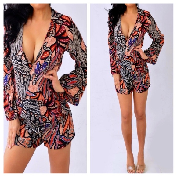 H&M Multicolor Patterned Top - Picture 1 of 9